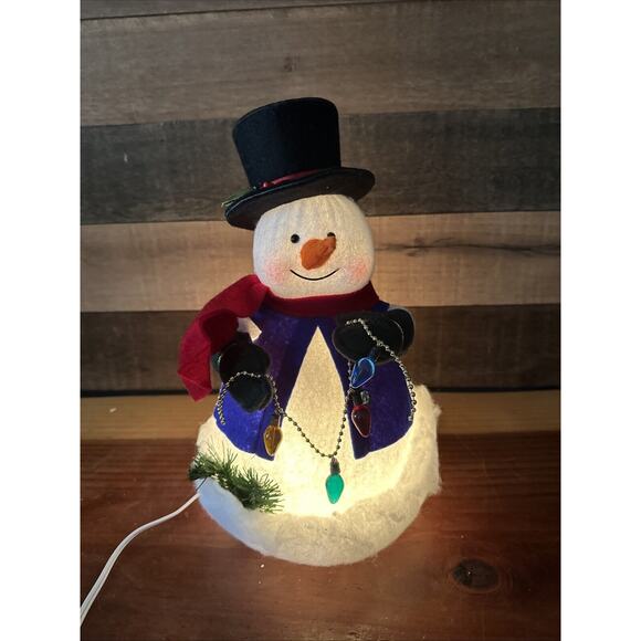 Trendmasters Christmas Snowman Light-Up Table Top Figurine 12” - Picture 2 of 7